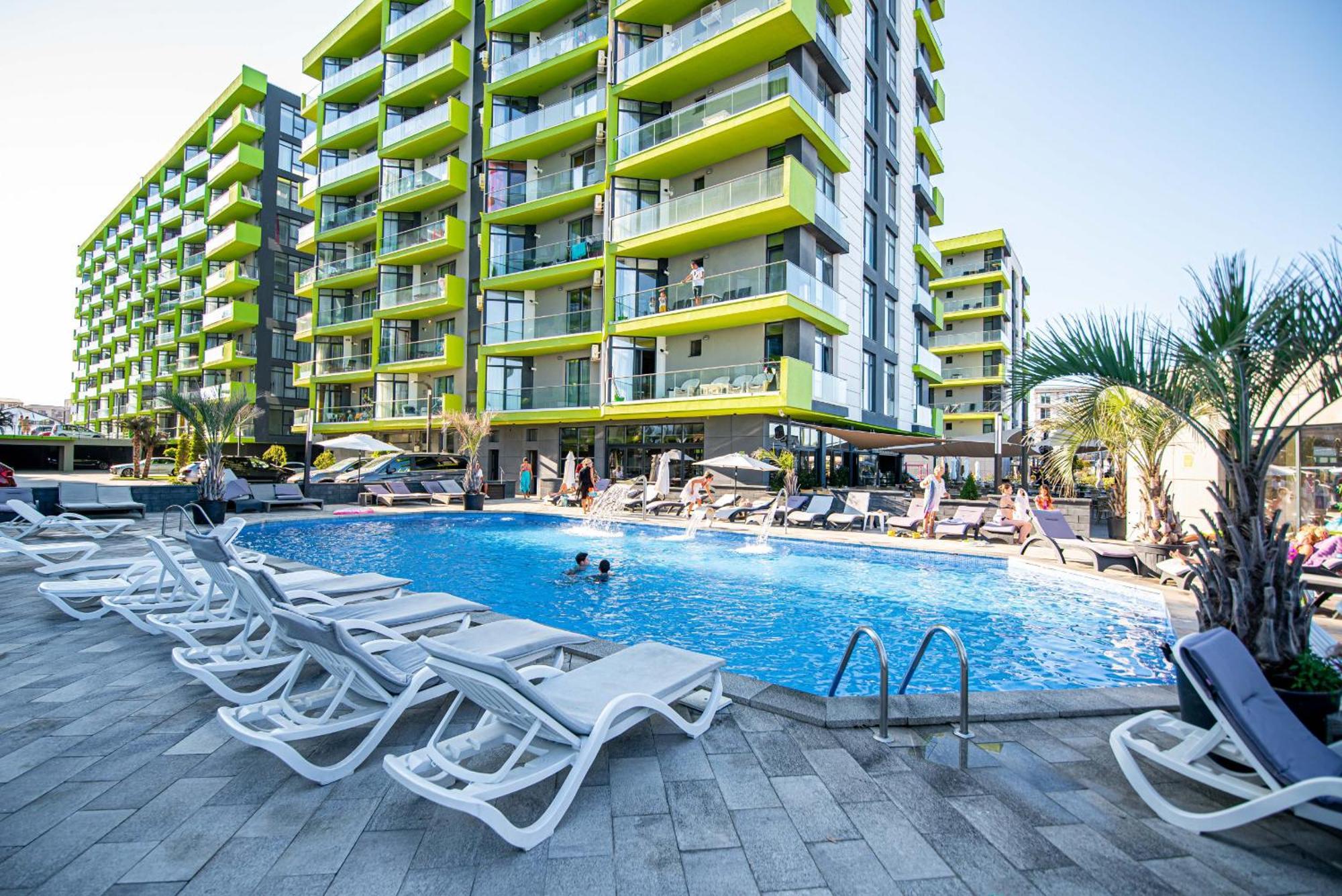 Aquamarine - Pool & Spa Beach Resort Navodari Exterior photo